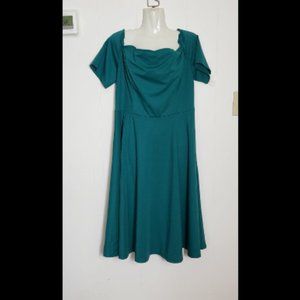 Belle Porque Off The Shoulder & Scallop Neckline Dress Size 2X